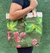 Sacola / Bolsa Florida de Tecido - Ecobag - Artesanato Mineiro Achadinhos de Minas