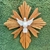 Mandala/ Resplendor Divino Espirito Santo em Madeira Oval