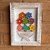 Quadro Vaso de Flores em Madeira - Alto relevo/ Médio - Artesanato Mineiro Achadinhos de Minas