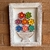 Quadro Vaso de Flores em Madeira - Alto relevo/ Médio