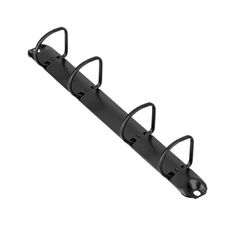 4 ARGOLAS D | AGENDA | 25MM | BASE 210 X 20MM | PRETA - comprar online