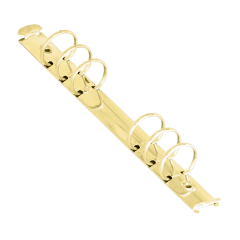 6 ARGOLAS REDONDAS | AUTOMÁTICA | 25MM | BASE 216 X 20MM | DOURADA - comprar online