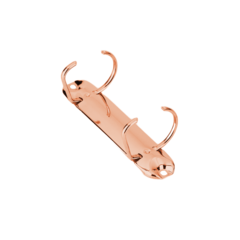 2 ARGOLAS D | 25MM | BASE 123 X 20MM | ROSE GOLD na internet