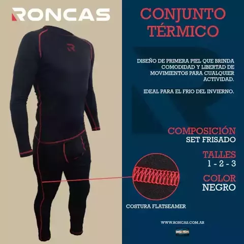 CONJUNTO TERMICO RONCAS - comprar online