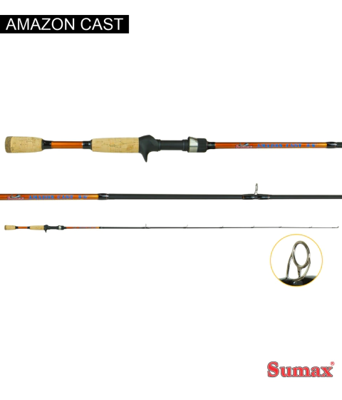 CAÑA SUMAX AMAZON 12-25LB 1,98MTS 1 TRAMO