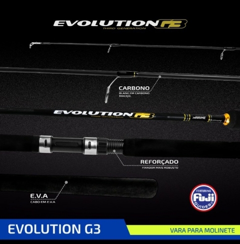 MARINE SPORTS EVOLUTION G3 1 TRAMO 1,95MTS 15-30LB