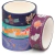 Fita adesiva decorada BRW washi tape 15x3m glow caixa c/12 - comprar online