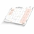 Planner PAUTA BRANCA modelo mensal / semanal na internet