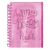 Caderno colegial DAC breeze rosa 160fls 10 matérias c/malote