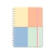 Caderno espiral CICERO pastel block 17x24 pautado colegial