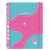 Caderno colegial DAC pop 160fls 10 matérias 56g