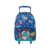 Mochila infantil DERMIWIL kids astronauta c/ rodinha g