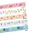Fita adesiva decorada LEONORA washi tape food trends 12,5x3m c/5 - comprar online