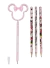 Kit escolar mickey MOLIN 3 lápis + 1 caneta decorada - Mics Papelaria