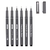 Marcador artístico brush 5 pontas + 1 pincel MOLIN - comprar online