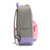 Mochila escolar LUXCEL up4you G rosa/cinza - comprar online
