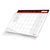 Imagem do Planner PAUTA BRANCA modelo mensal / semanal