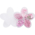 Flor de lótus MOLIN rosa claro c/binder, percevejos, clips e elásticos
