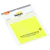 Bloco de recado autoadesivo BRW eletrostático 76x76mm amarelo neon 30 fls - comprar online