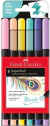 Caneta Faber Castell Brush Supersoft Cores Pastel -c/ 6 cores