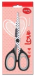 Tesoura MOLIN love black and white 18cm