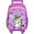 Mochila infantil BRW magic roxa c\ rodinha