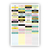Caderno universitário EVERTOP A4 pautado 100F c/adesivos - comprar online