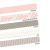 Fita adesiva decorada LEONORA washi tape geometric 15x5m c/5 - comprar online