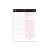 Bloco de mesa EVERTOP planner semanal A5 today