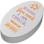 Borracha decorada tr MERCUR oval frases unidade - comprar online