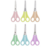 Tesoura escolar LEONORA pastel trend plus 6 cores
