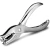 Perfurador de papel LEONORA alicate jocar office 1 furo galvanizado