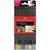 Lápis de cor redondo FABER-CASTELL supersoft 6 neon 6 pastel