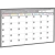 Quadro STALO Planner Mensal Gray Fit 090X060Cm Un na internet