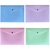 Pasta DELLO envelope c/ botão A4 cores serena pastel