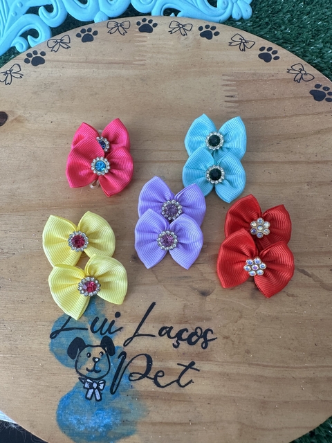 Laço Cetim 3 cm c/ 20 uni (cores sortidas)