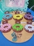 Medalha Donut's c/ 10 unidades (cores sortidas)