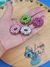 Adesivo Donut's c/ 10 uni (cores sortidas) 3 cm