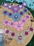 Gargantilha Flores Gliter c/ 10 uni (Sortidas) - comprar online