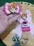 Conjunto com Laço Misty & Jigglypuff (4 Gargantilhas+ 4 laços 2 cada personagem) - loja online