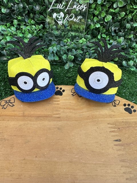 Boné Unissex Minions c/ 4 uni (2 de cada modelo)