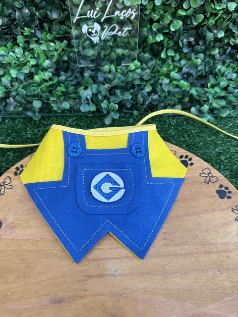 Gola em Feltro Minions c/ 3 uni