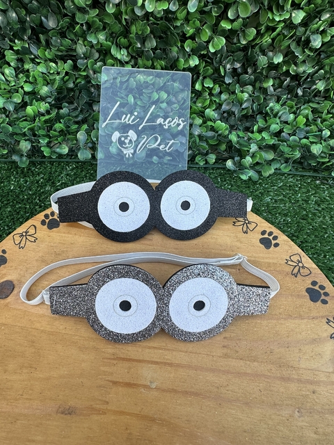 Óculos Tiara Minions c/ 10 uni (5 cada cor) regulável pescoço