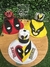 Conjunto DeadPool & Wolverine c/3 kits (3 golas+3 bonés) 1 de cada personagem
