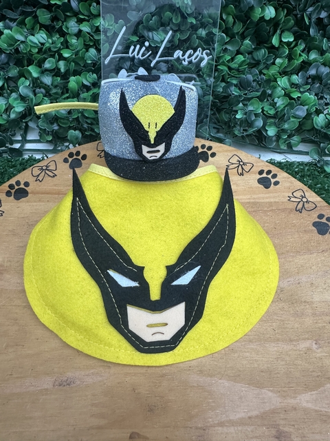 Conjunto Feltro Wolverine c/3 kits (3 golas+3 bonés)