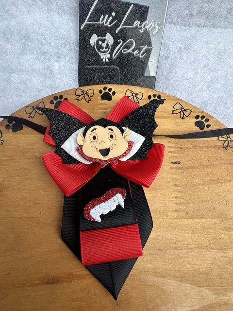 Gravata Drácula Asa c/ 3 uni