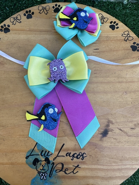 Conjunto Dory c/ 3 kits ( 3 gargantilhas + 3 Laços)