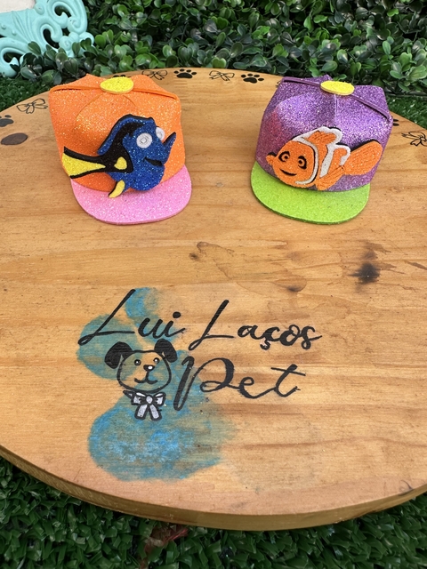 Boné Fêmea Nemo & Dory c/ 4 uni (2 de cada cor)