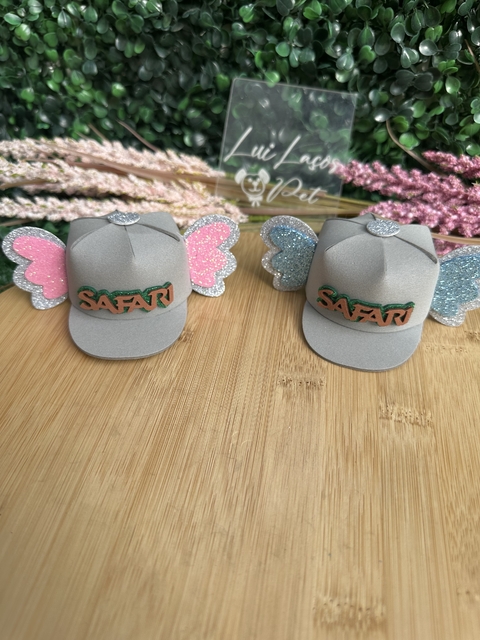Boné Safari Elefante c/ 4 uni (2 fêmea +2 macho) - comprar online