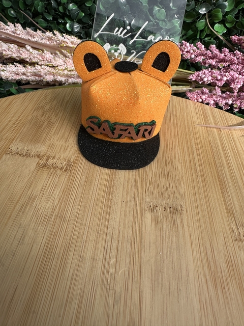 Boné Safari Tigre Laranja c/ 3 uni - comprar online